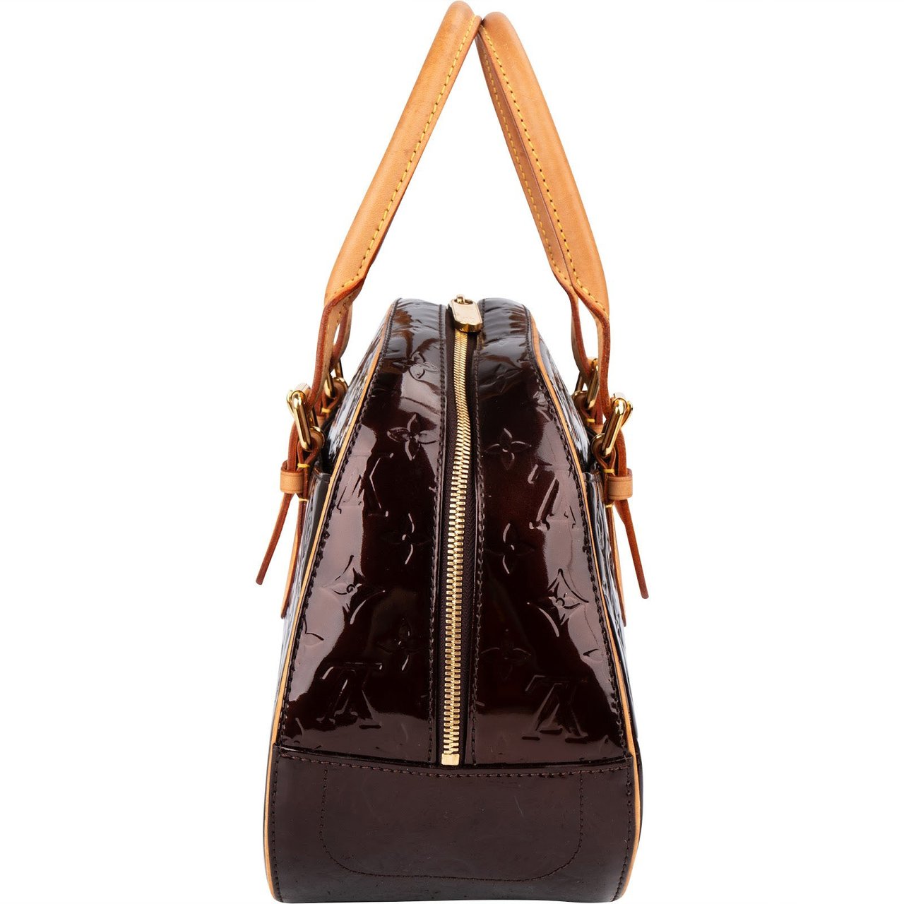 Louis Vuitton Monogram Vernis Summit Drive Handbag Bruin