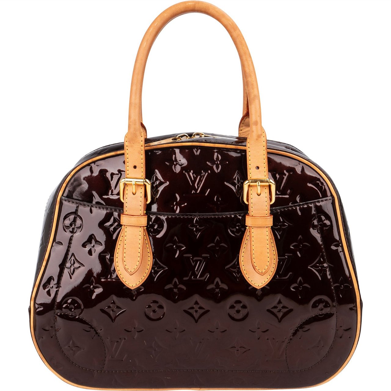 Louis Vuitton Monogram Vernis Summit Drive Handbag Bruin