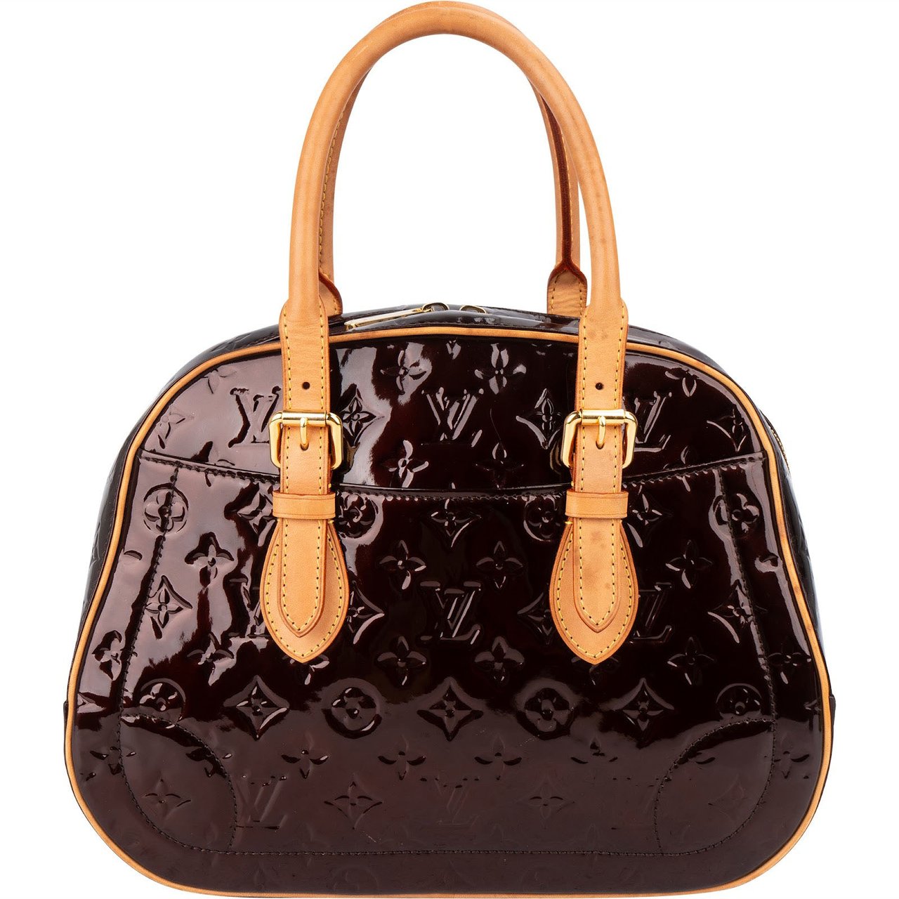 Louis Vuitton Monogram Vernis Summit Drive Handbag Bruin