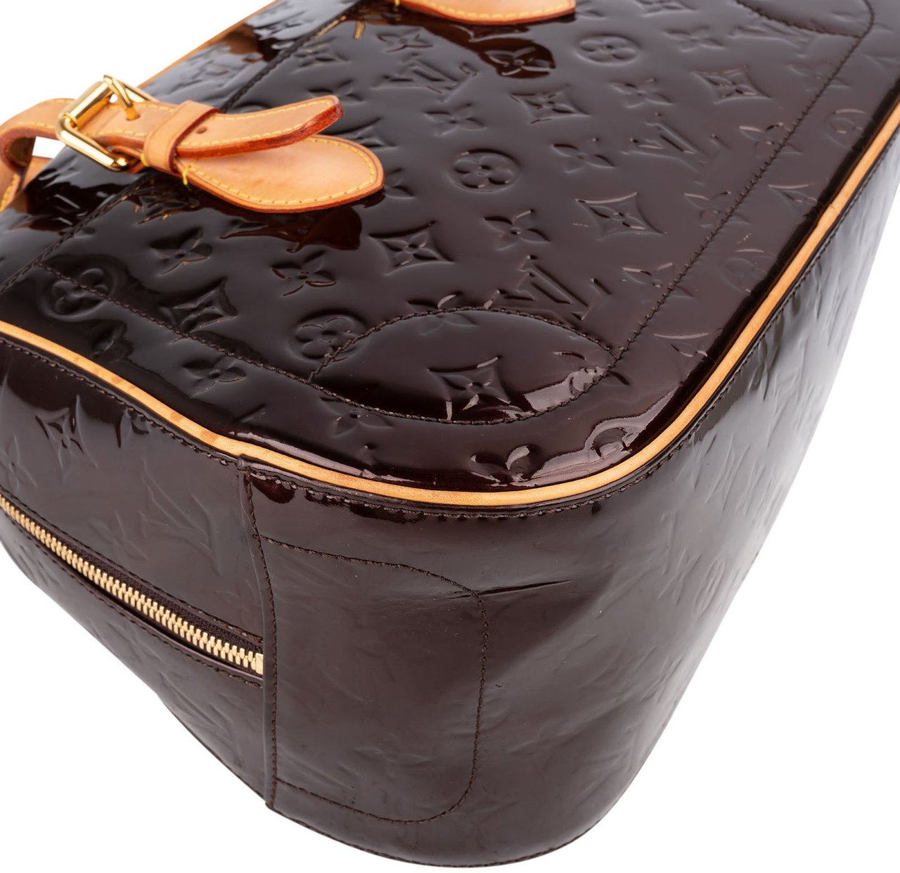 Louis Vuitton Monogram Vernis Summit Drive Handbag Bruin