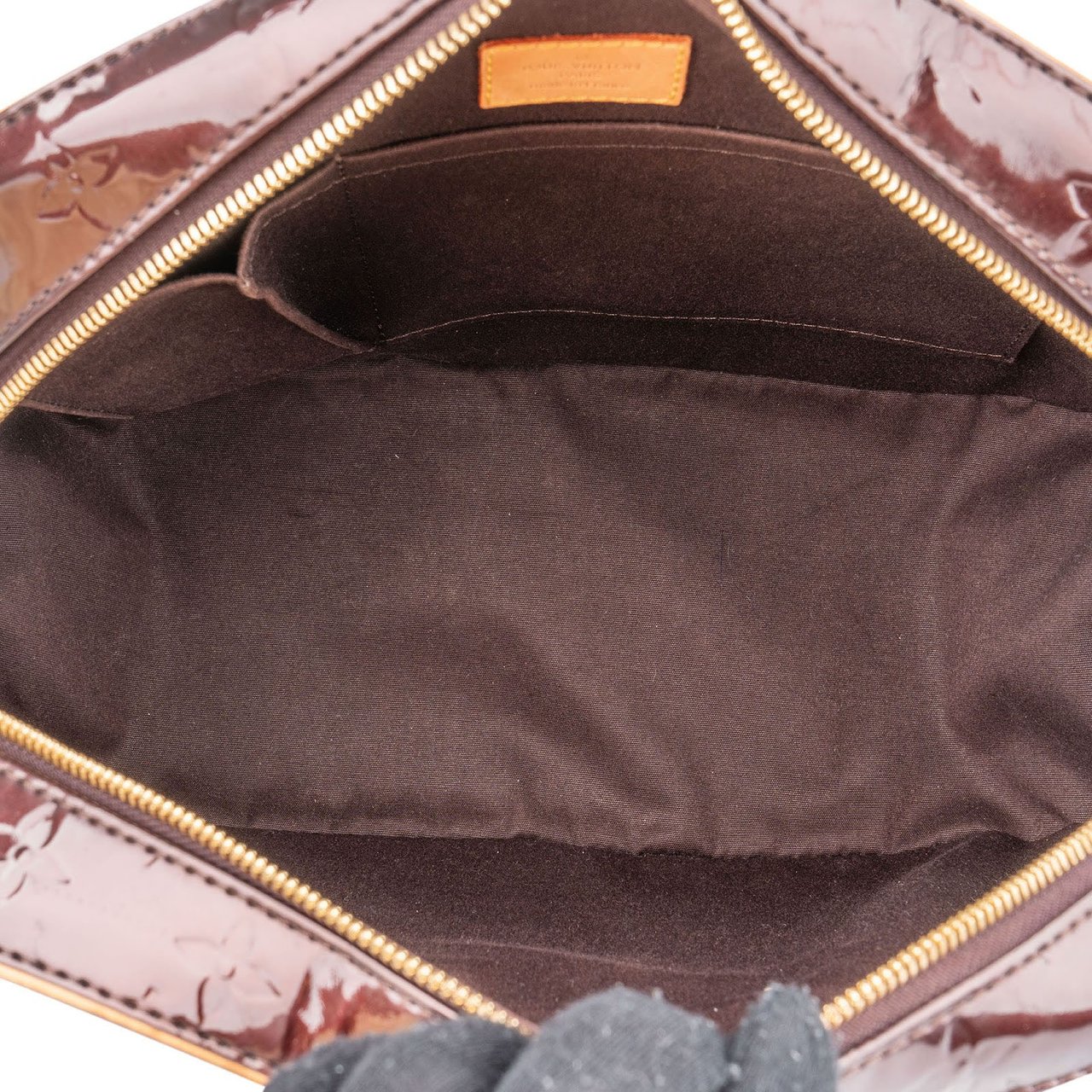 Louis Vuitton Monogram Vernis Summit Drive Handbag Bruin