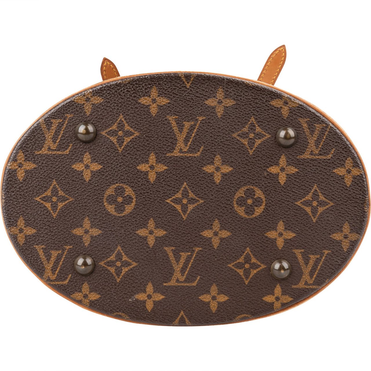 Louis Vuitton Monogram Canvas Bucket PM Shoulder Bag Bruin