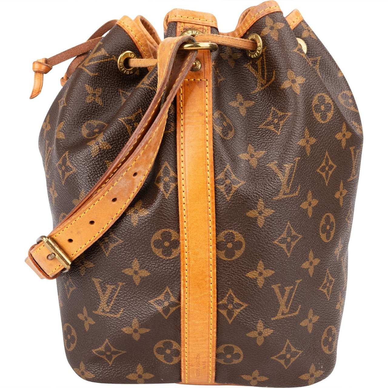 Louis Vuitton Monogram Canvas Sac Noé Petit Shoulder Bag Bruin