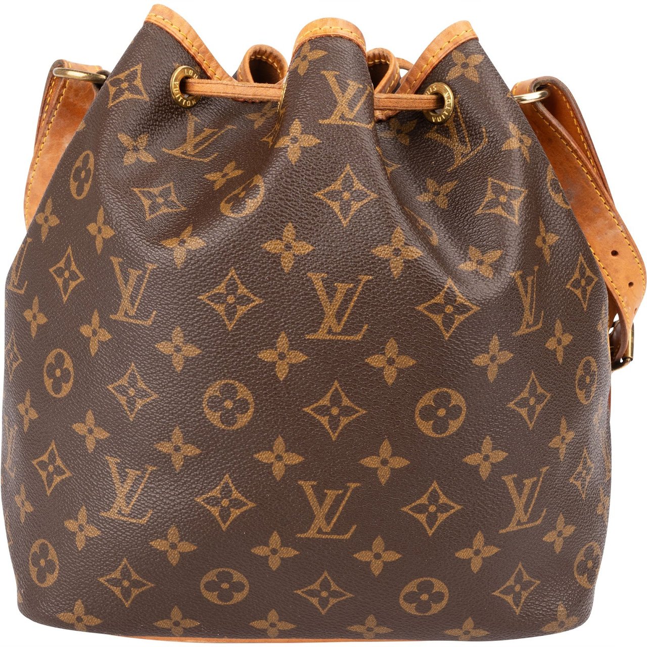 Louis Vuitton Monogram Canvas Sac Noé Petit Shoulder Bag Bruin