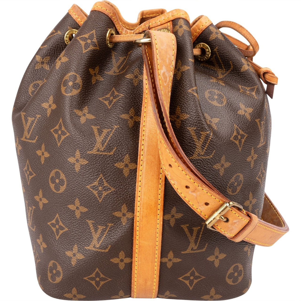 Louis Vuitton Monogram Canvas Sac Noé Petit Shoulder Bag Bruin