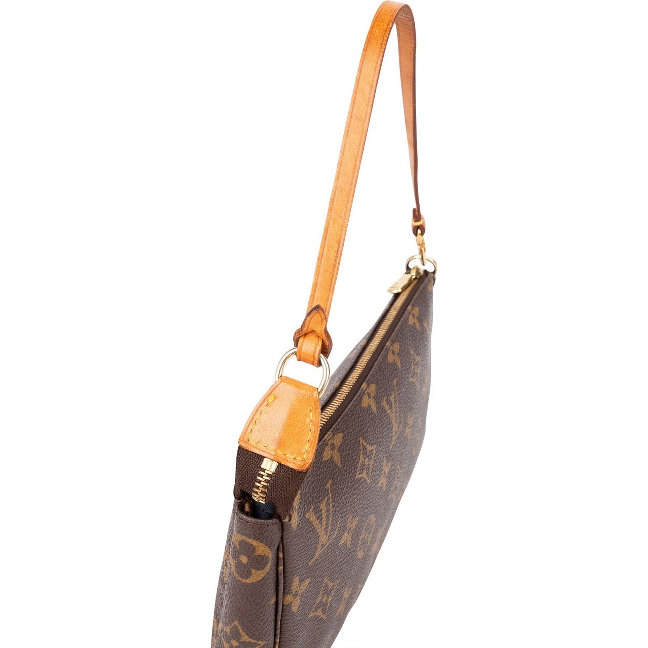 Louis Vuitton Monogram Canvas Pochette Accessoires Handbag Bruin