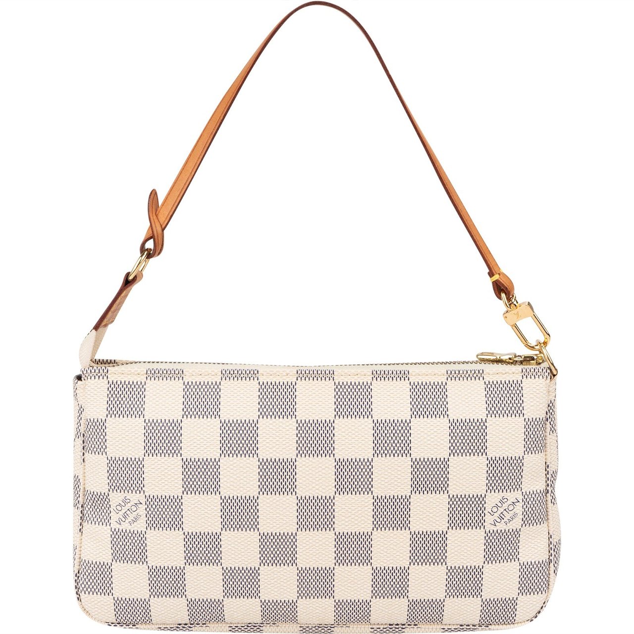 Louis Vuitton Monogram Damier Azur Pochette Accessoires Handbag Wit