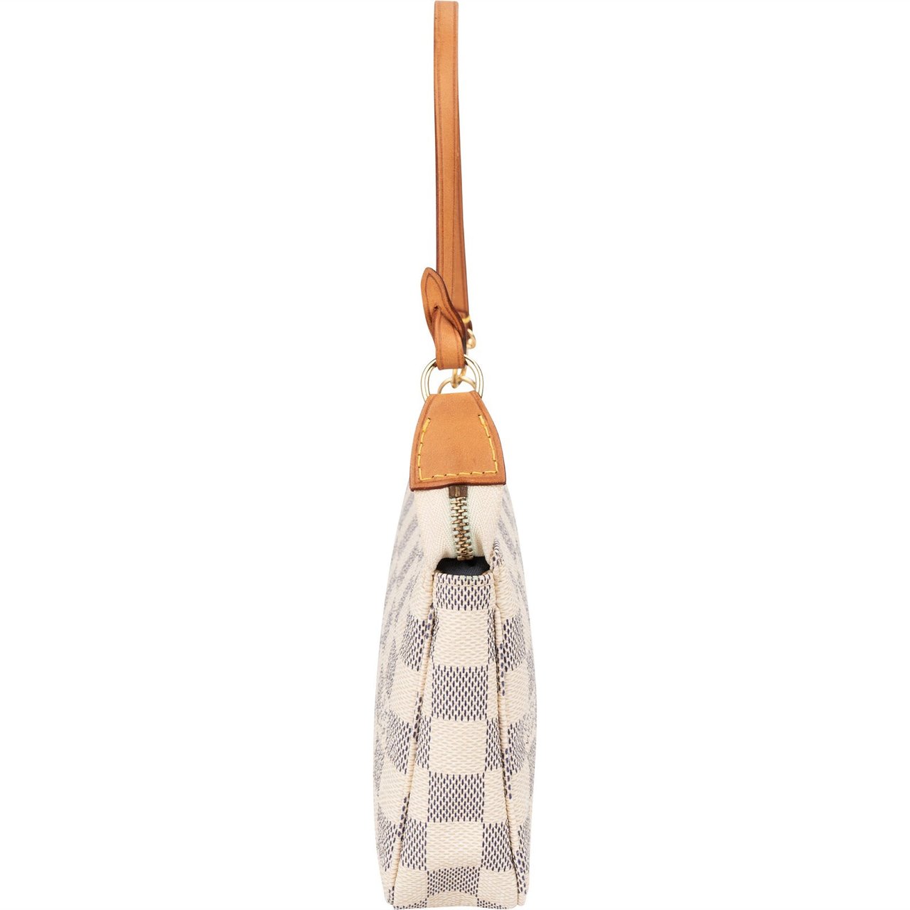 Louis Vuitton Monogram Damier Azur Pochette Accessoires Handbag Wit