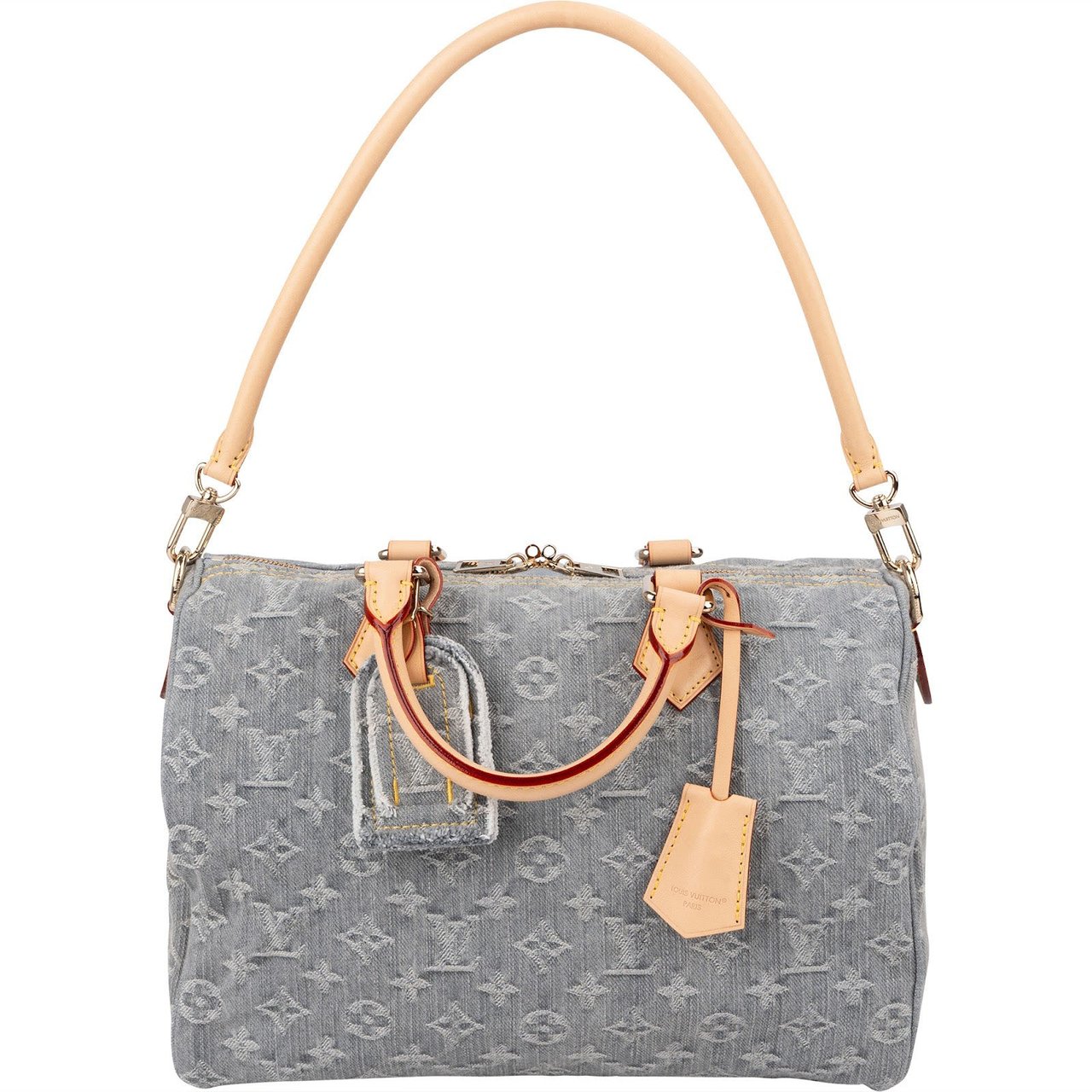 Louis Vuitton Monogram Denim Speedy 30 Bandoulière Handbag Divers