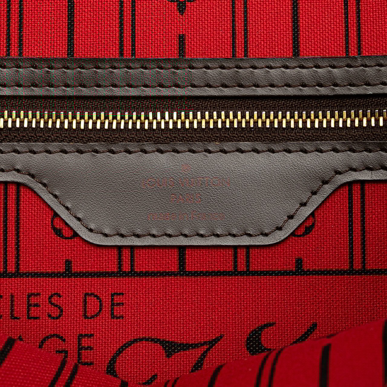 Louis Vuitton Damier Ebene Neverfull PM Bruin