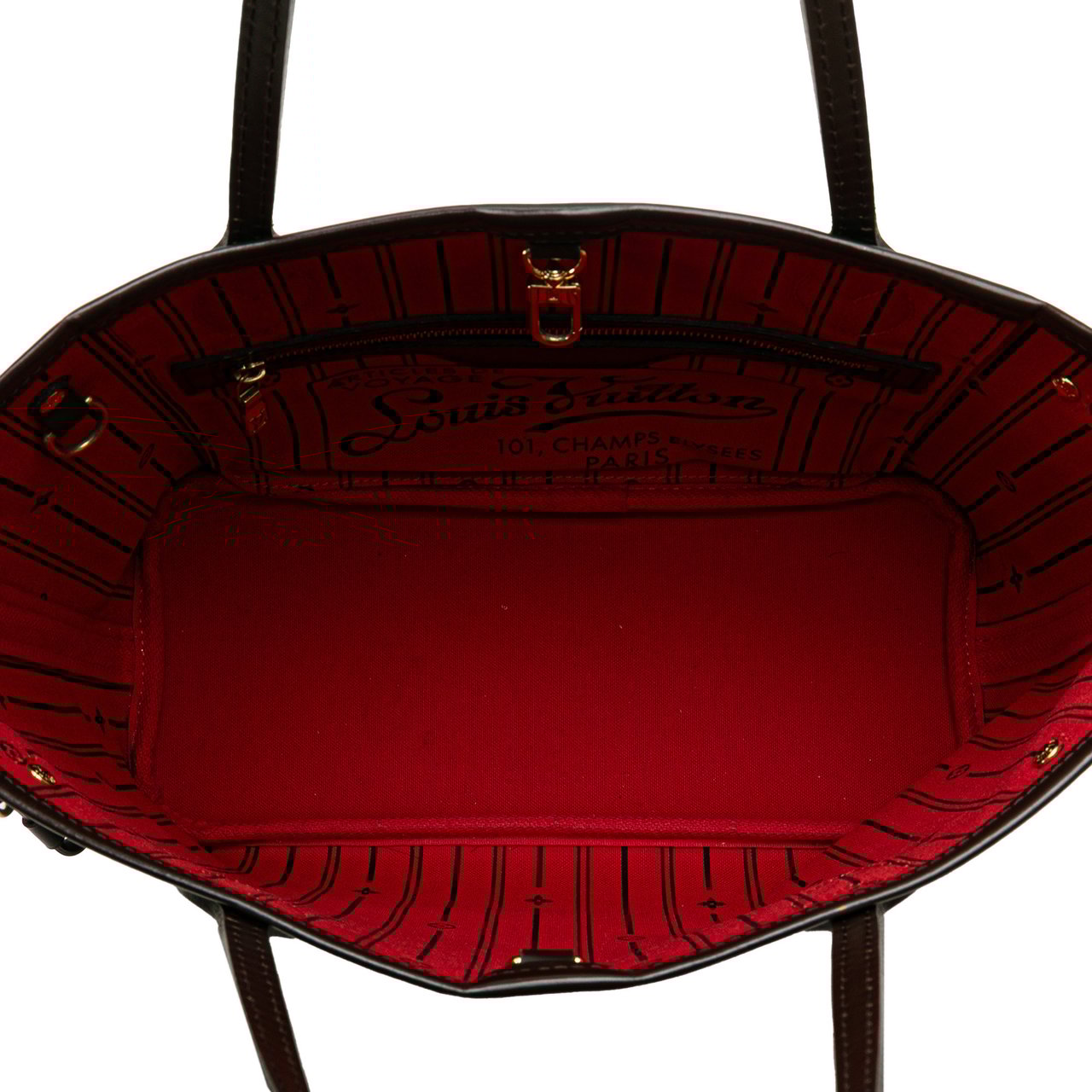Louis Vuitton Damier Ebene Neverfull PM Bruin