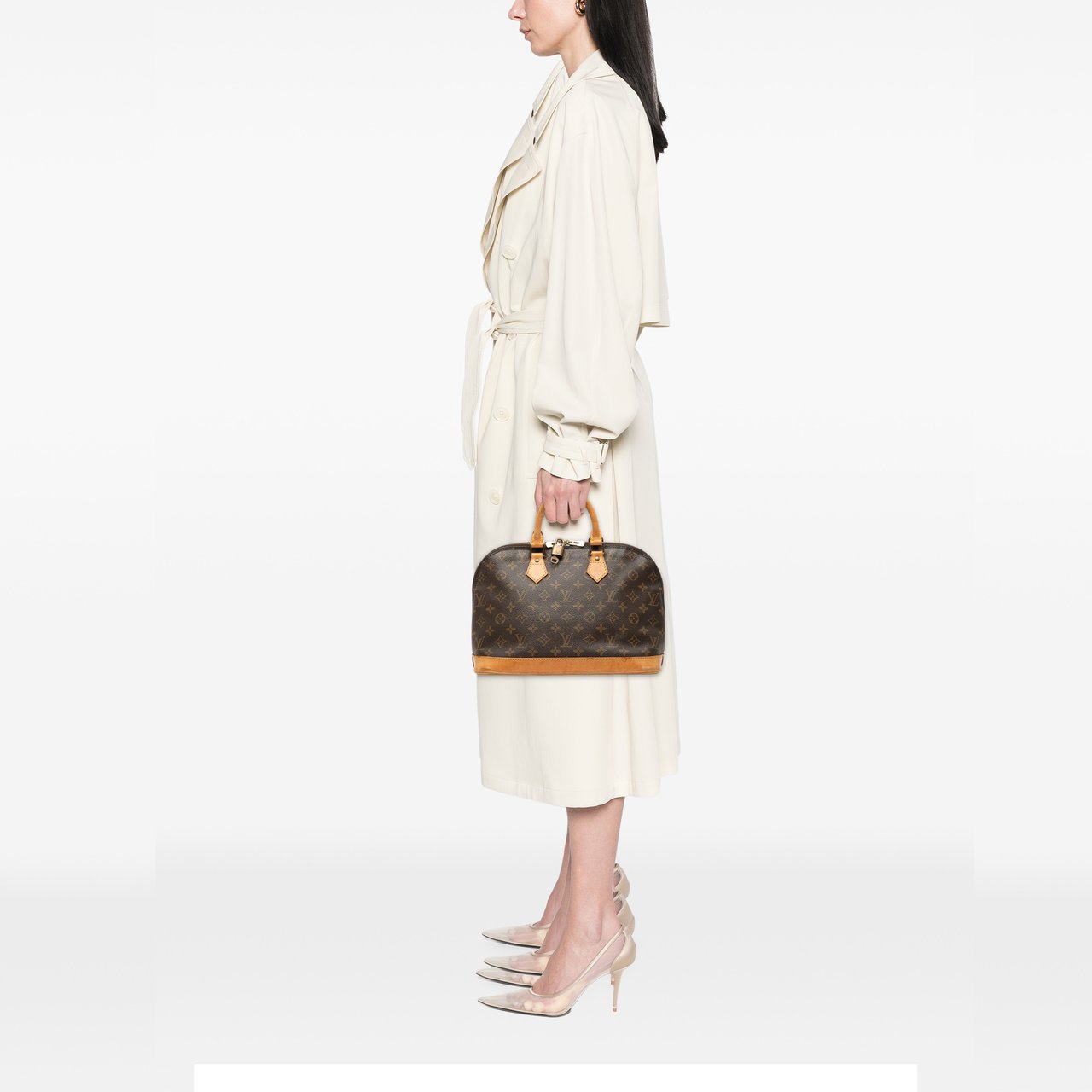 Louis Vuitton Monogram Alma PM Bruin