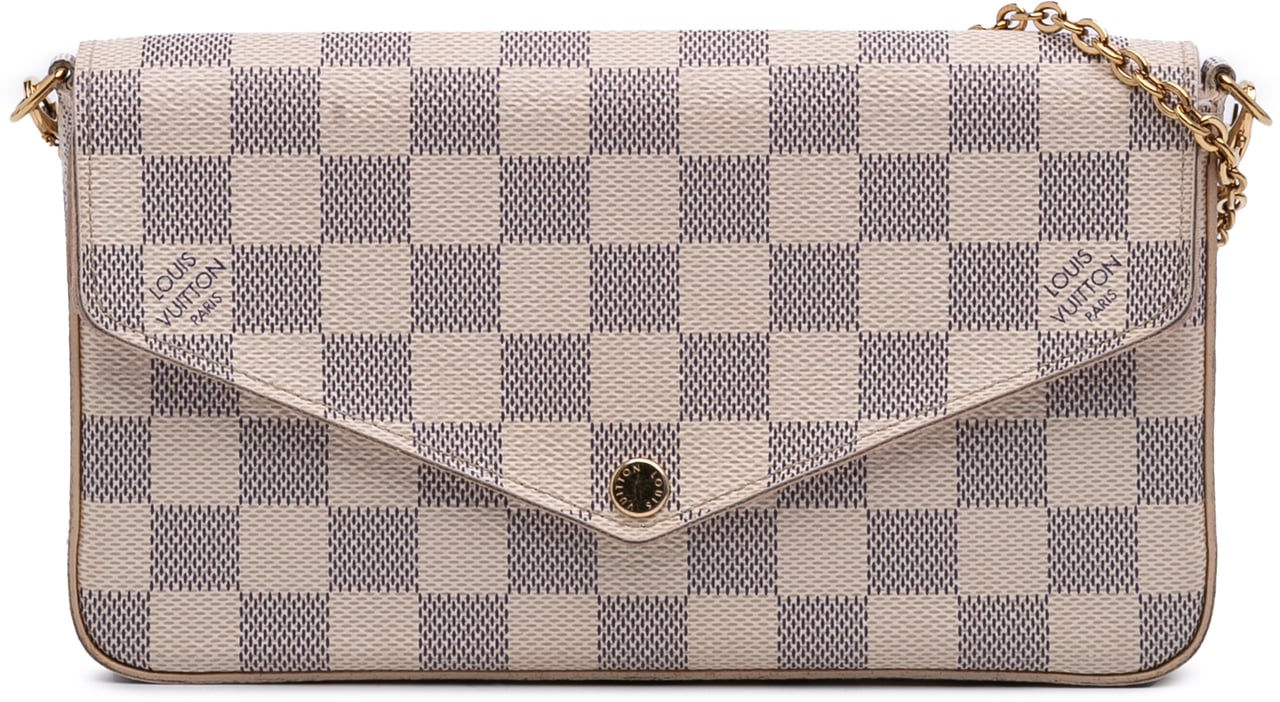 Louis Vuitton Damier Azur Pochette Felicie Wit