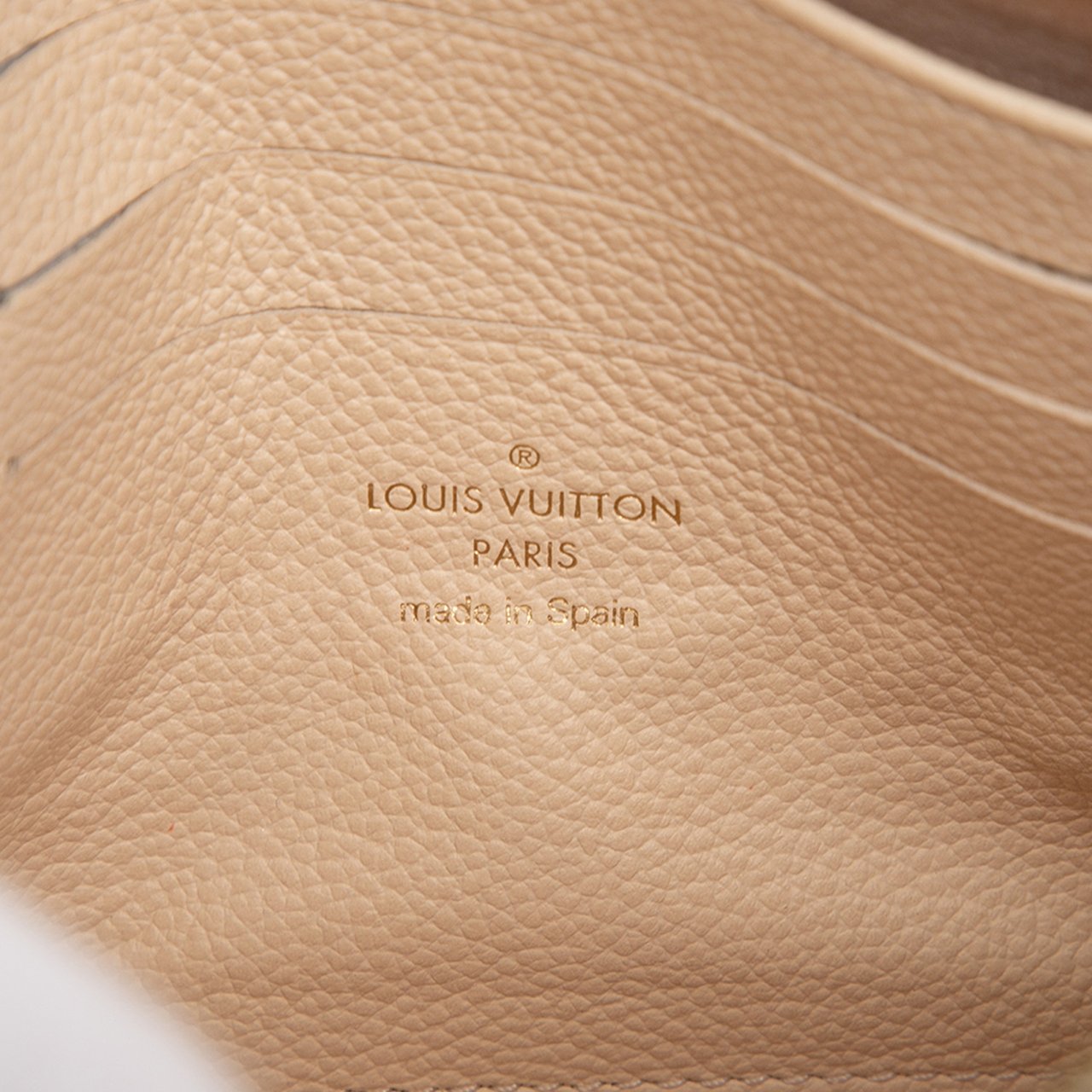 Louis Vuitton Monogram Empreinte Double Zip Pochette Bruin
