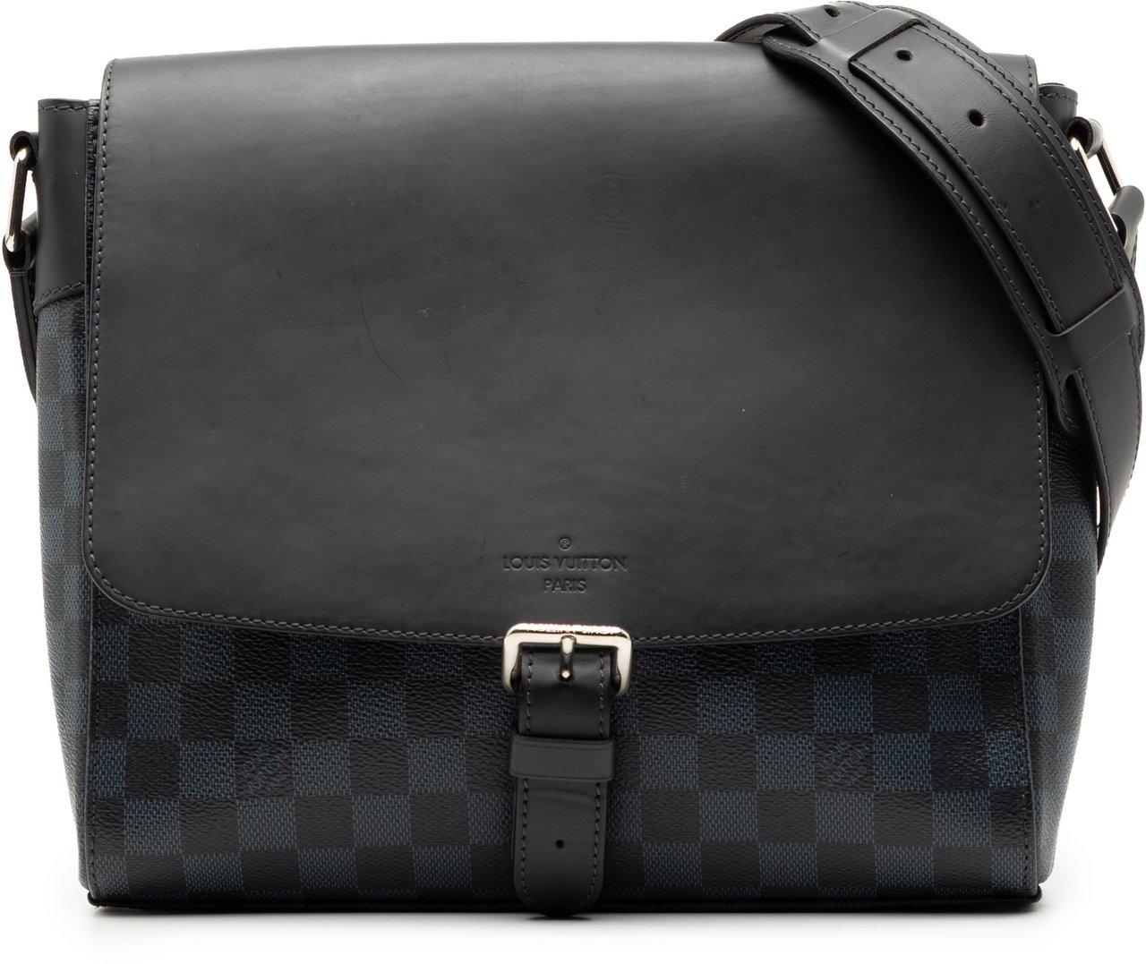 Louis Vuitton Damier Cobalt Newport Messenger PM Zwart