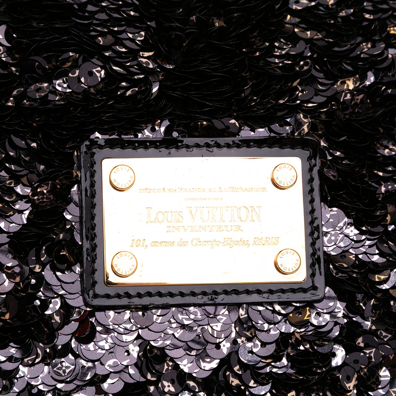 Louis Vuitton Sequins Rococo Pochette Zwart