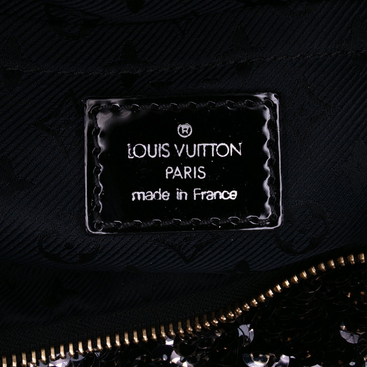 Louis Vuitton Sequins Rococo Pochette Zwart