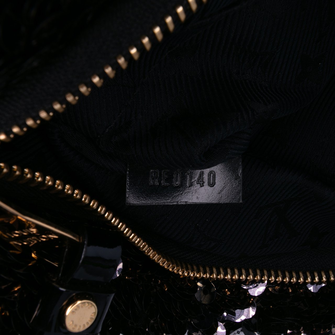 Louis Vuitton Sequins Rococo Pochette Zwart