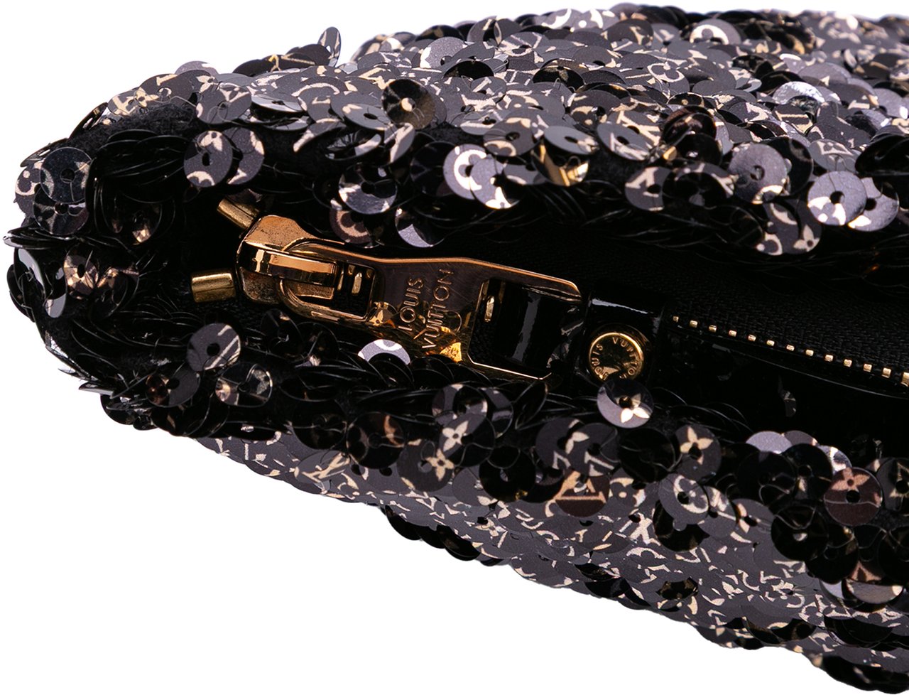 Louis Vuitton Sequins Rococo Pochette Zwart
