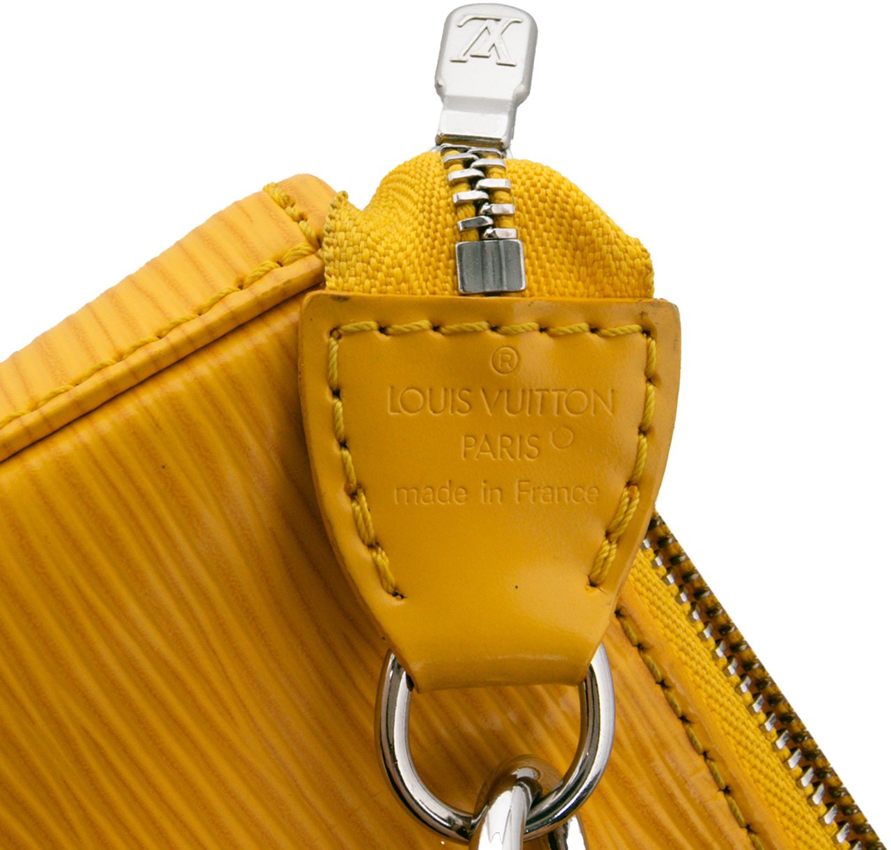 Louis Vuitton Epi Pochette Accessoires Geel