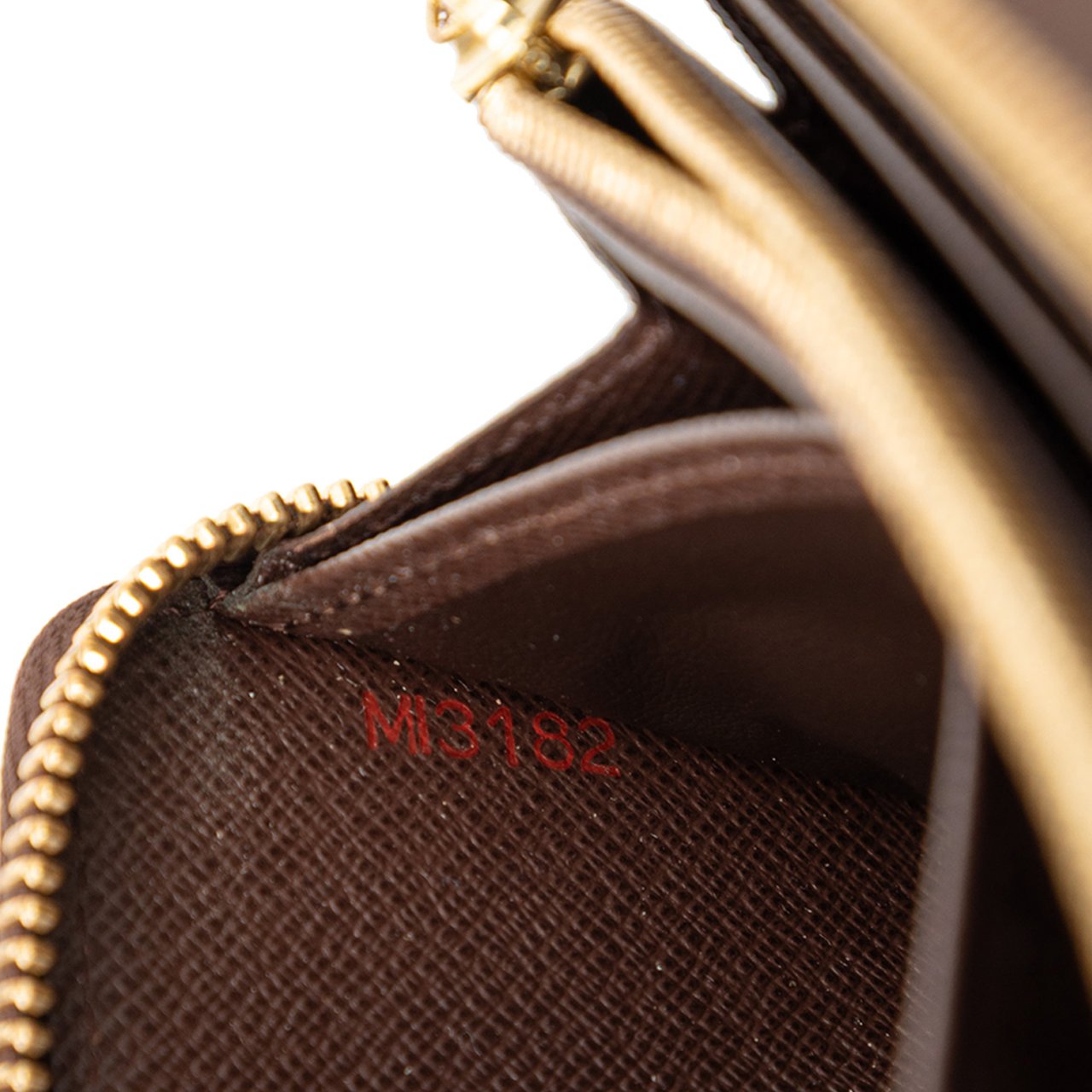 Louis Vuitton Damier Ebene Zippy Long Wallet Bruin