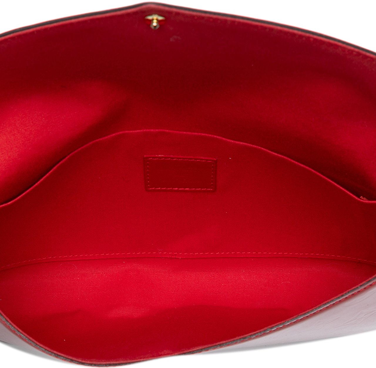 Louis Vuitton Monogram Vernis Pochette Felicie Rood