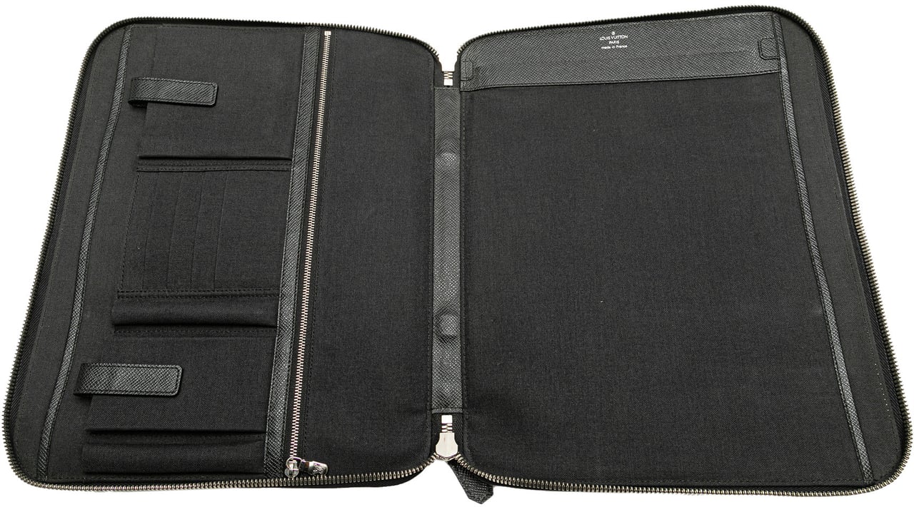 Louis Vuitton Taiga Vladimir Portfolio Zwart
