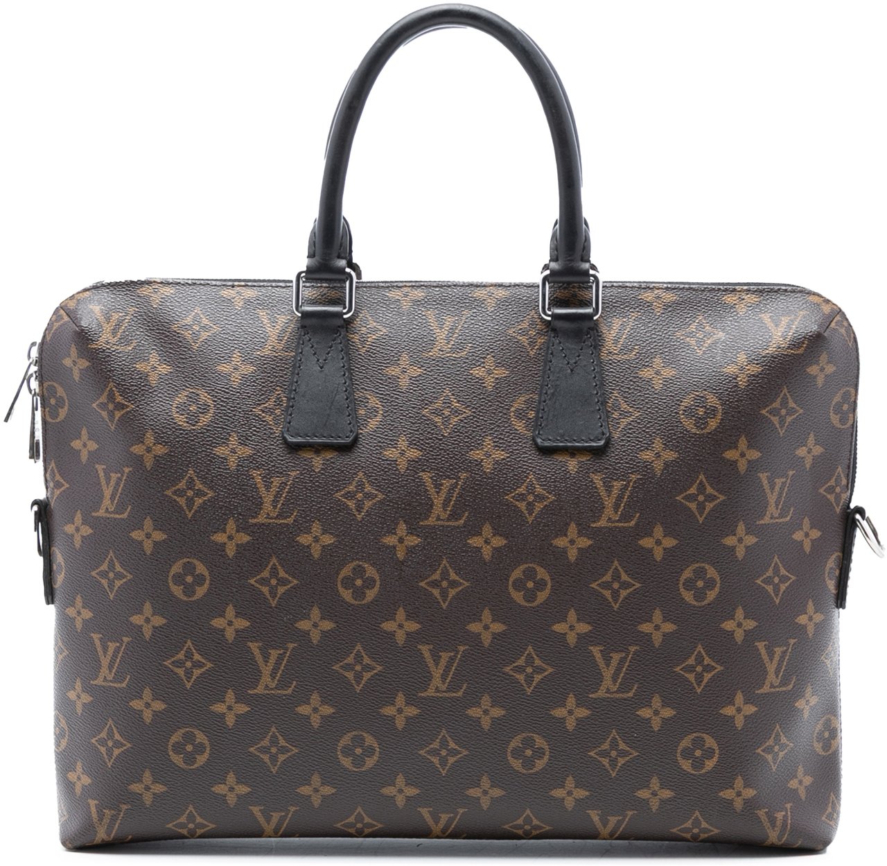 Louis Vuitton Monogram Macassar Porte Documents Jour Bruin
