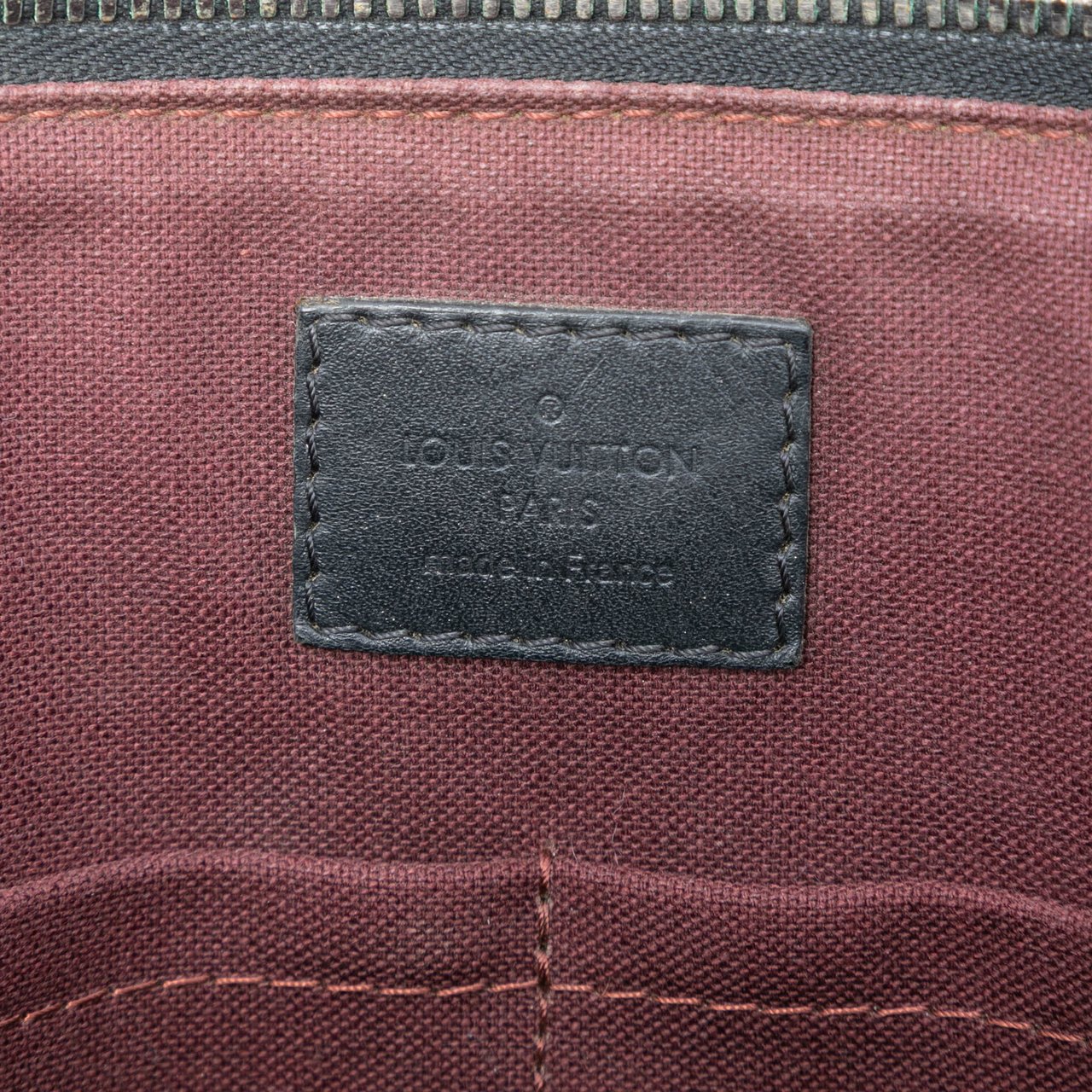 Louis Vuitton Monogram Macassar Porte Documents Jour Bruin