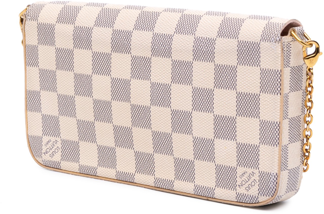 Louis Vuitton Damier Azur Pochette Felicie Wit