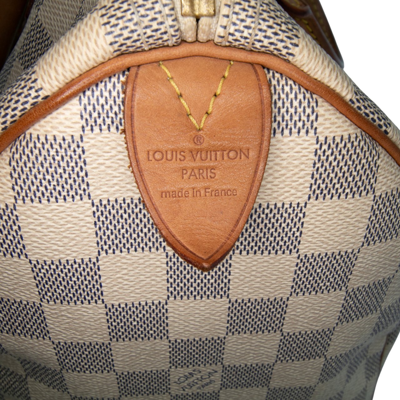 Louis Vuitton Damier Azur Speedy 30 Wit