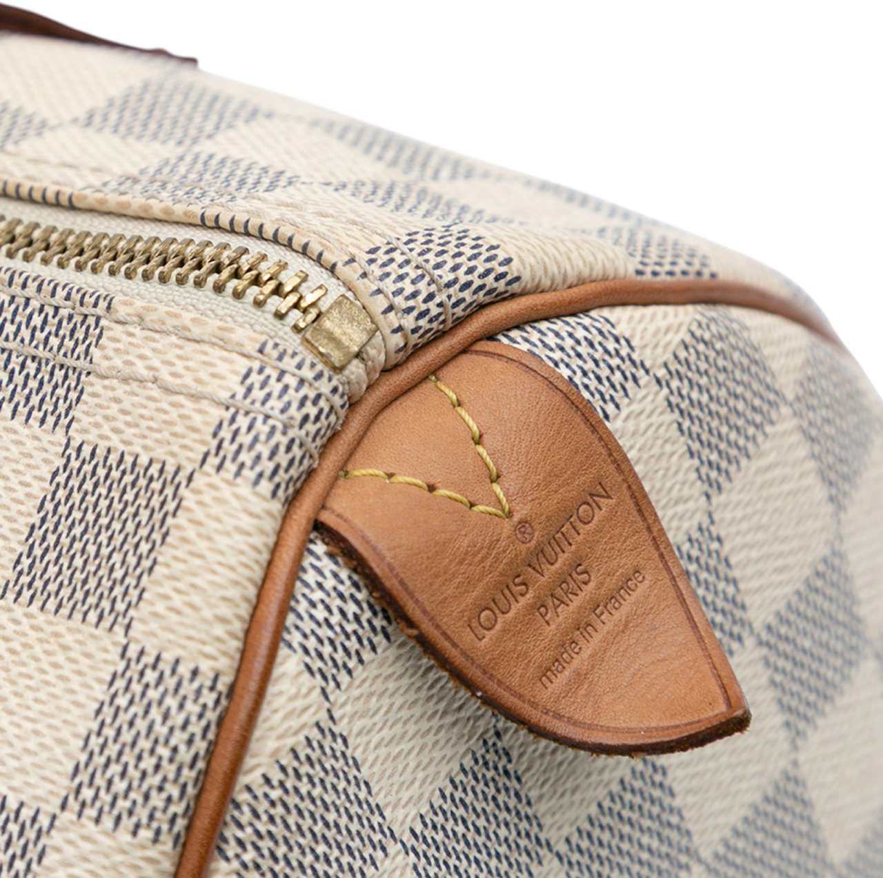 Louis Vuitton Damier Azur Speedy 30 Wit