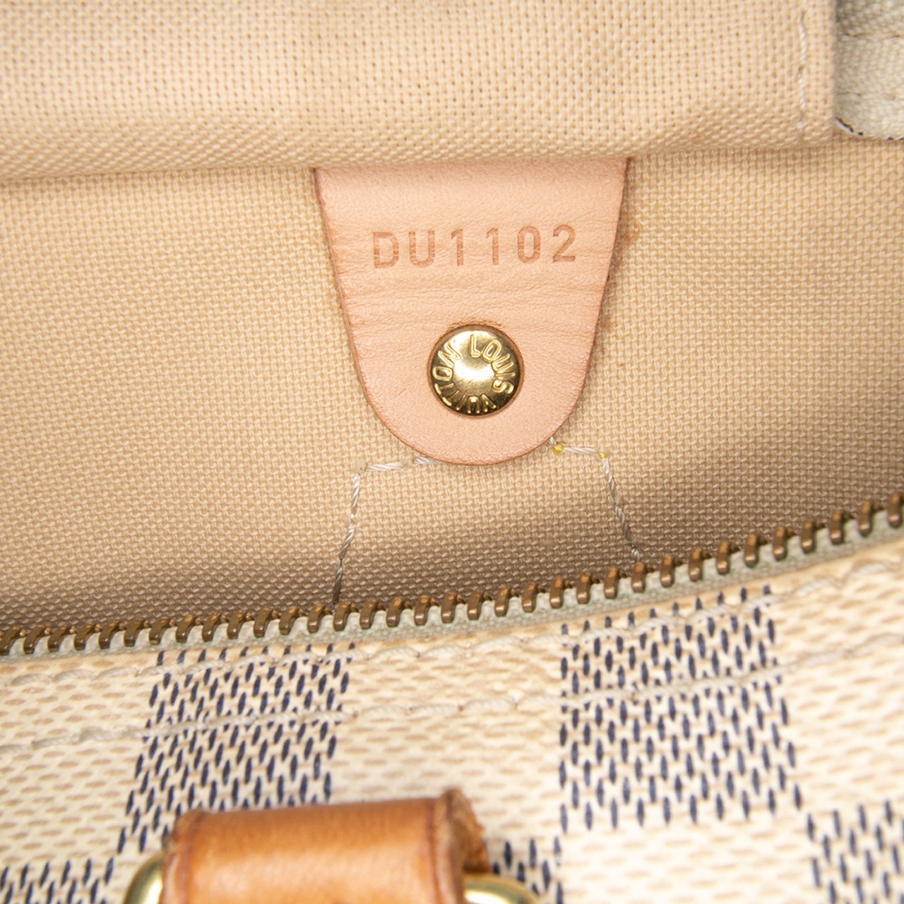 Louis Vuitton Damier Azur Speedy 30 Wit