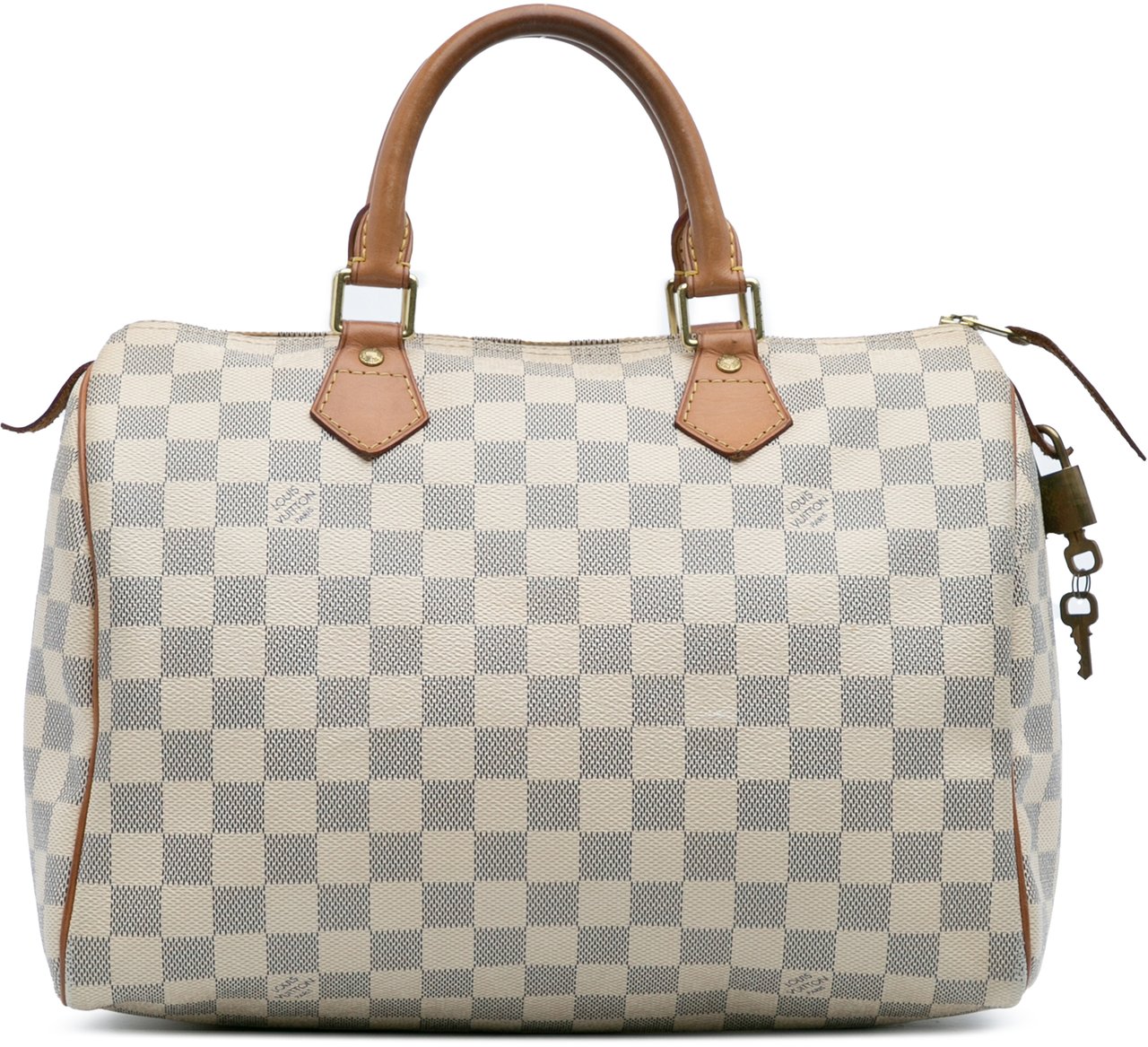 Louis Vuitton Damier Azur Speedy 30 Wit