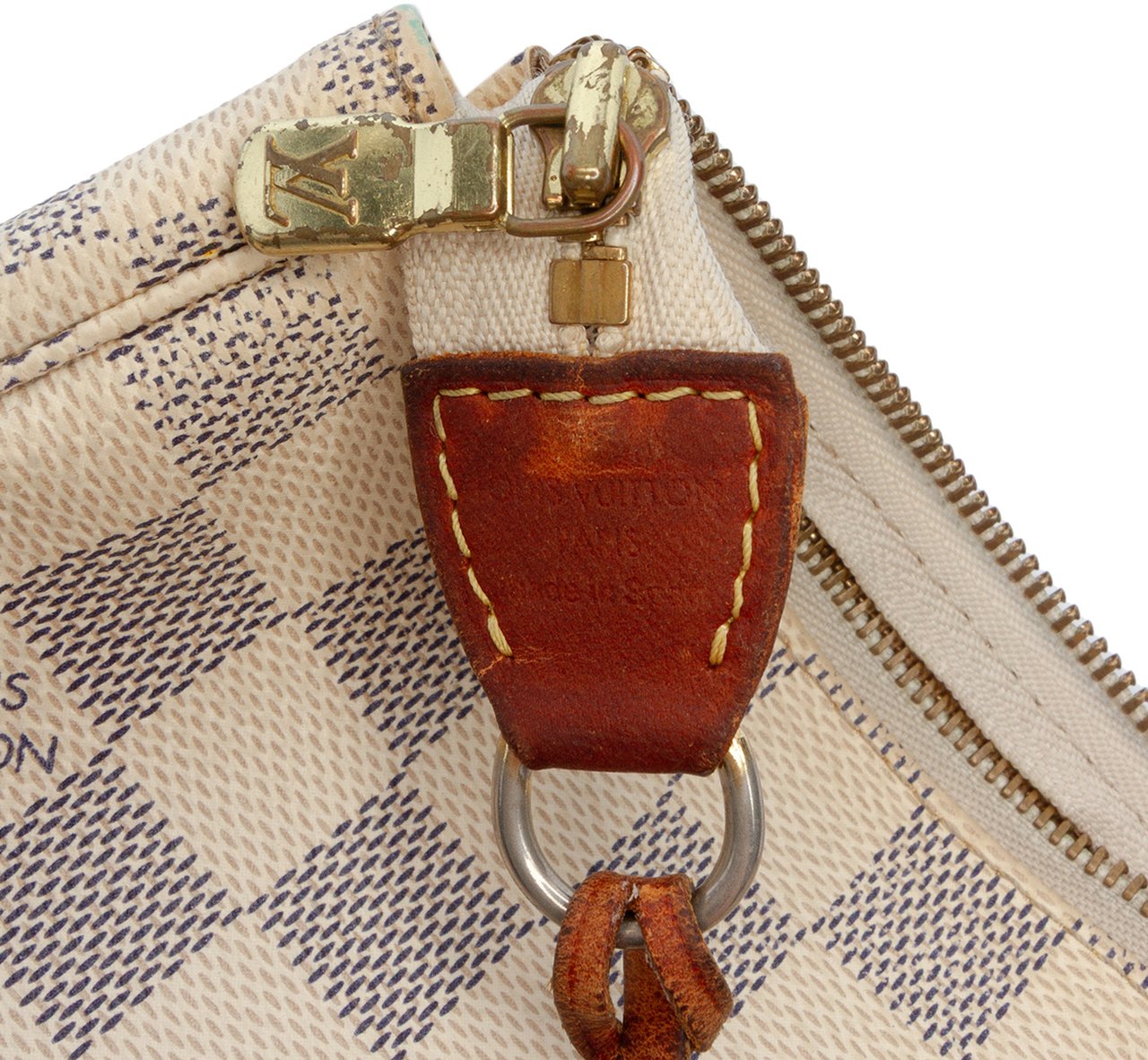 Louis Vuitton Damier Azur Pochette Accessoires Wit