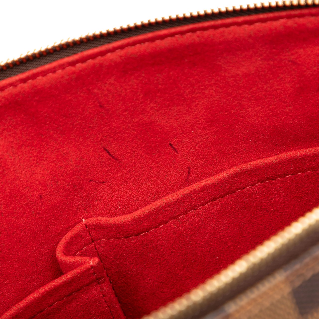 Louis Vuitton Damier Ebene Saleya PM Bruin