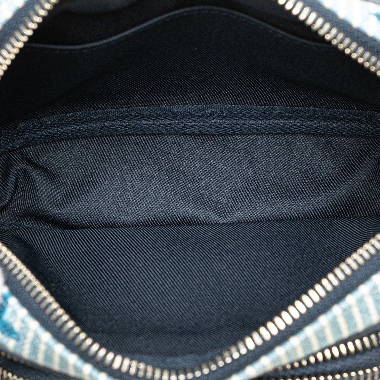 Louis Vuitton Monogram Denim Watercolor Hickory Stripes Outdoor Pouch Blauw
