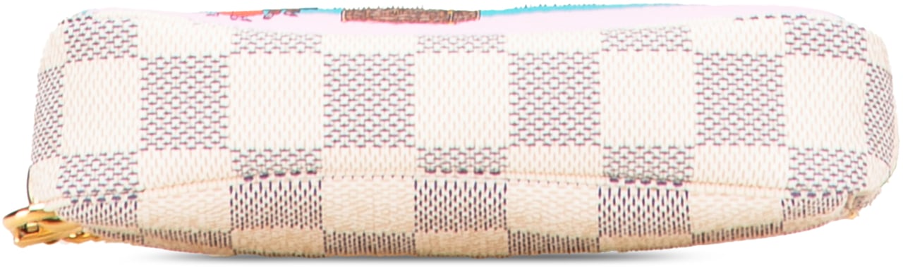 Louis Vuitton Damier Azur Illustre Transatlantic Mini Pochette Accessoires Wit