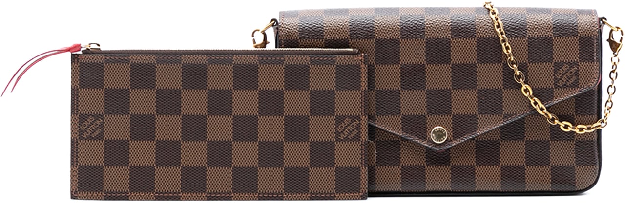 Louis Vuitton Damier Ebene Pochette Felicie Bruin