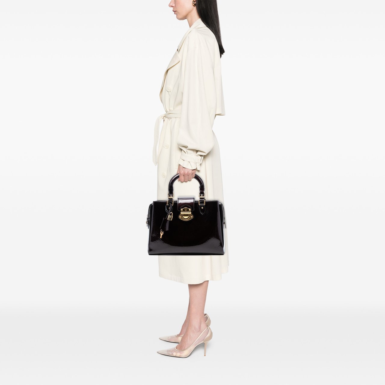 Louis Vuitton Monogram Vernis Melrose Avenue Paars