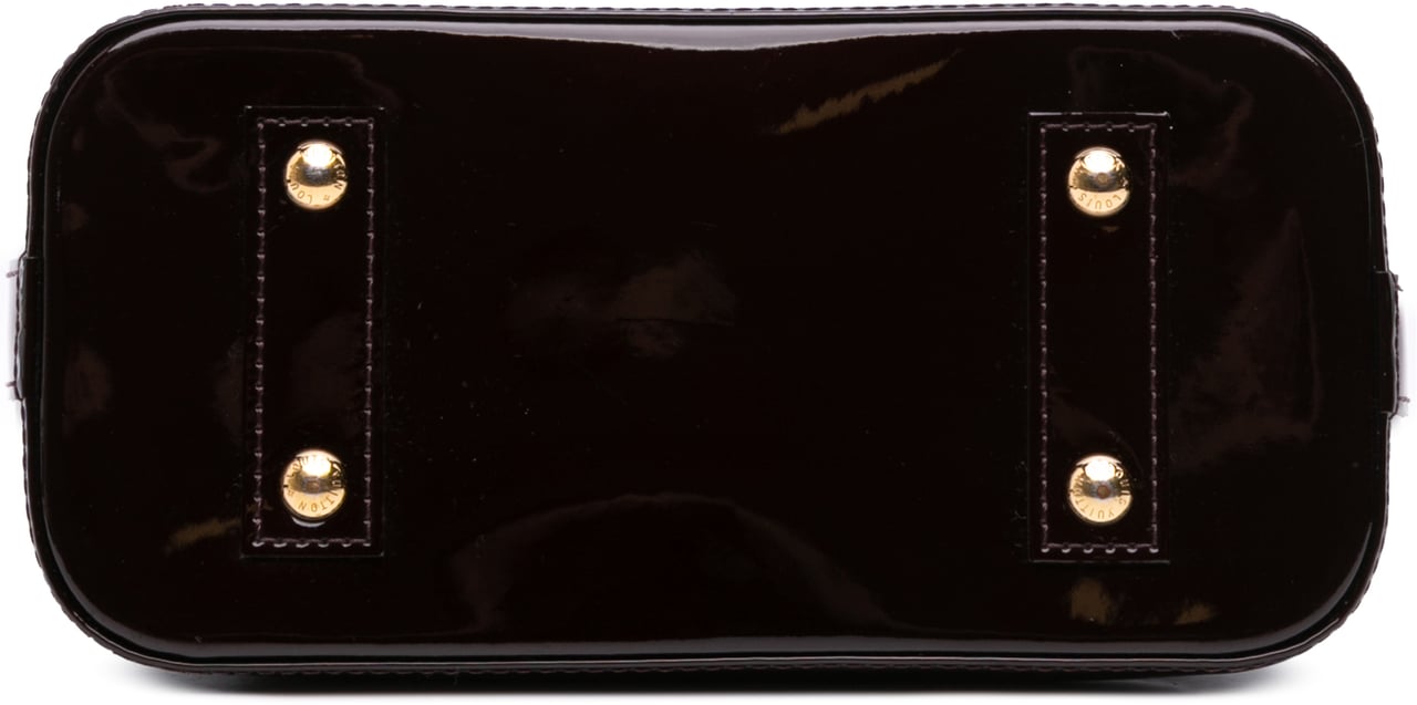 Louis Vuitton Monogram Vernis Flower Alma BB Paars