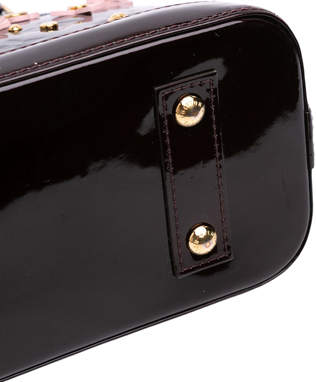 Louis Vuitton Monogram Vernis Flower Alma BB Paars