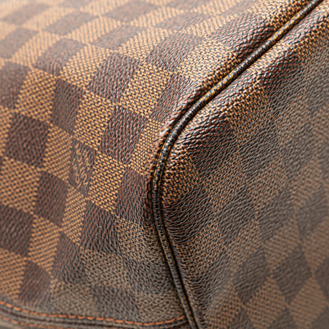 Louis Vuitton Damier Ebene Neverfull MM Bruin