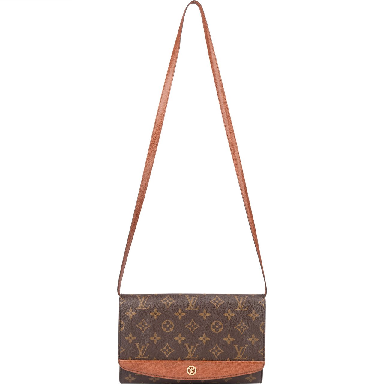 Louis Vuitton Louis Vuitton Canvas Monogram Bordeaux Crossbody Bag Bruin