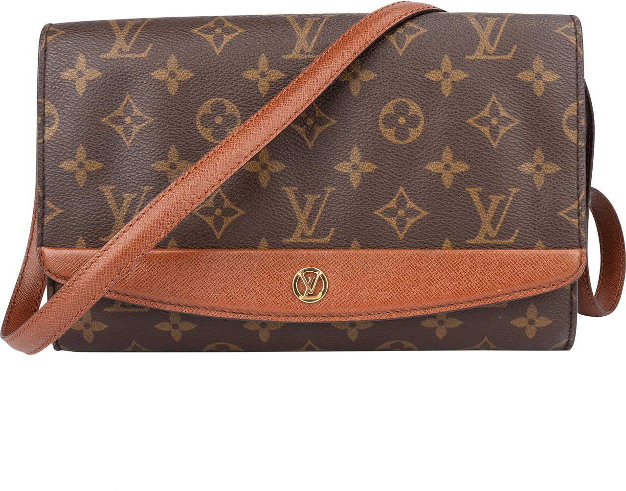 Louis Vuitton Louis Vuitton Canvas Monogram Bordeaux Crossbody Bag Bruin