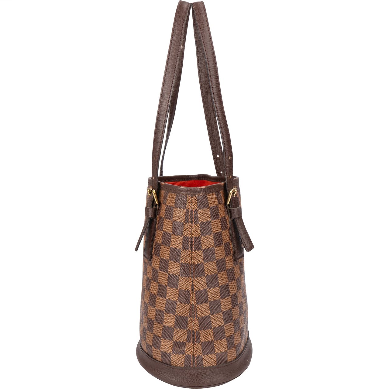 Louis Vuitton Louis Vuitton Damier Ebene Monogram Bucket PM Handbag Bruin