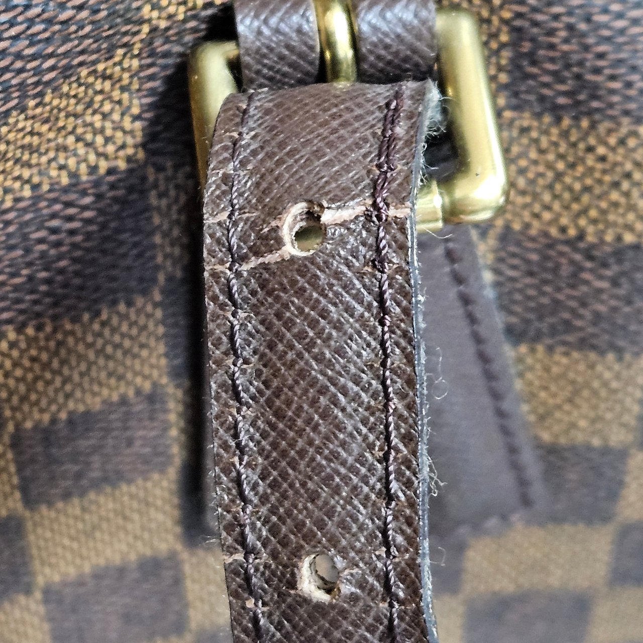 Louis Vuitton Louis Vuitton Damier Ebene Monogram Bucket PM Handbag Bruin