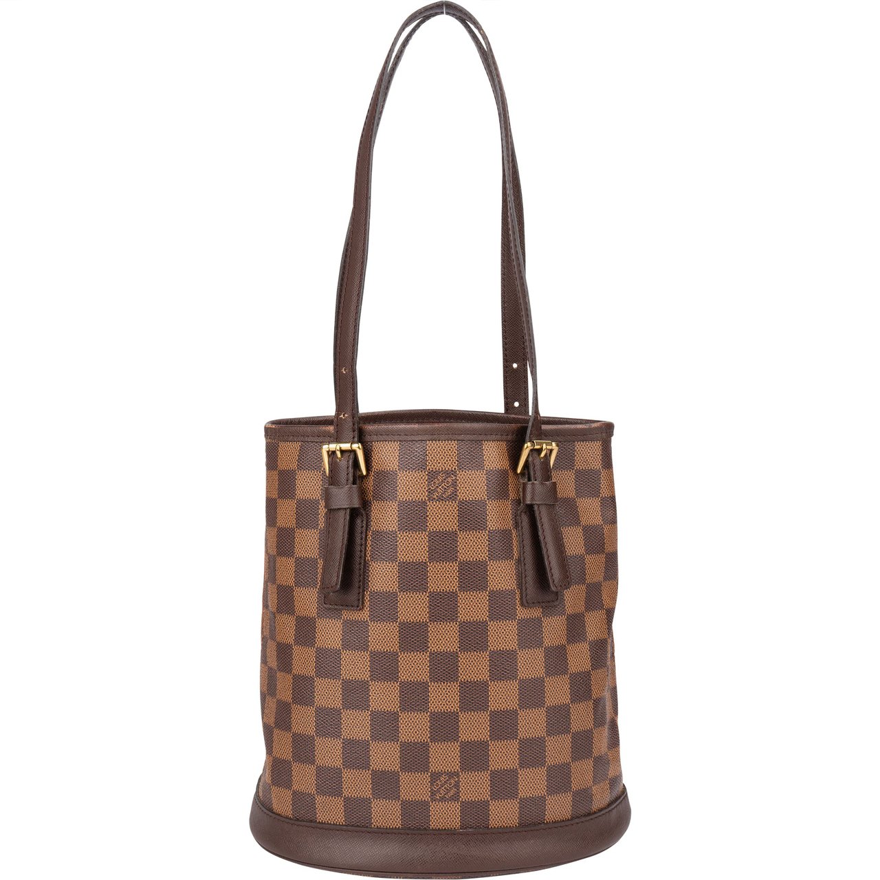 Louis Vuitton Louis Vuitton Damier Ebene Monogram Bucket PM Handbag Bruin