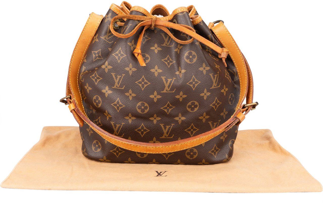 Louis Vuitton Louis Vuitton Canvas Monogram Sac Noe Petit Shoulder Bag Bruin