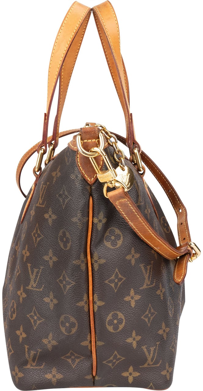 Louis Vuitton Louis Vuitton Canvas Monogram Palermo PM Handbag Bruin
